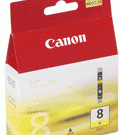 Canon CLI-8Y - 13ml yellow kartuša za tiskalnike PIXMA iP4200, iP5200, iP5200R, iP6600D, iX4000, iX5000, MP500, MP530, MP800, MP800R, MP830  kartuše, tonerji, polnila, kartuša, toner, polnilo, kartusa